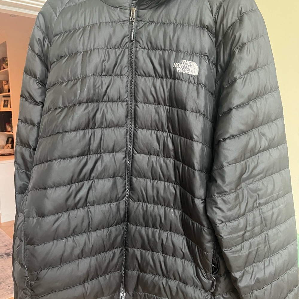 Men’s North Face black puffer coat XXL with hood